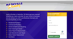 Desktop Screenshot of nashvilleplumbers.com
