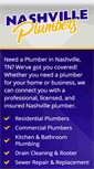 Mobile Screenshot of nashvilleplumbers.com